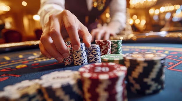 Hot Pot live dealer table with multi-camera view and betting interface
